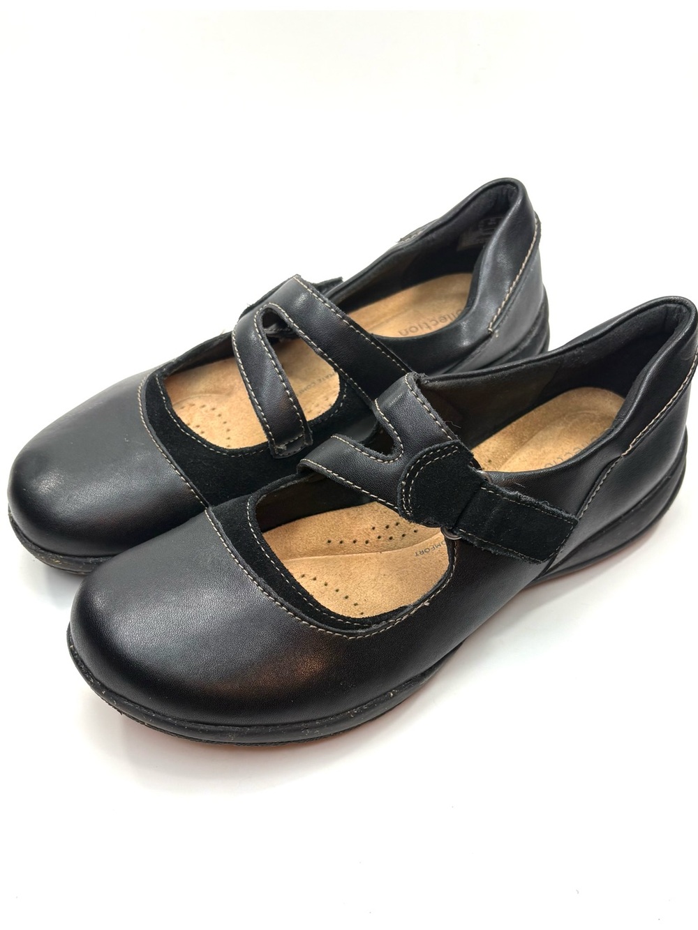Clark’s Black Leather Mary Jane Loafers | 8.5
